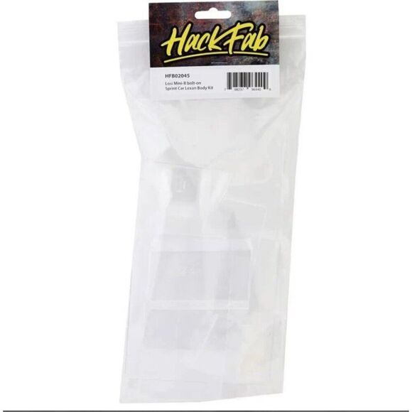 HackFab Losi Mini-B Bolt-On Sprint Car Lexan Body Kit (Clear) [HFB02045] - Picture 3 of 7